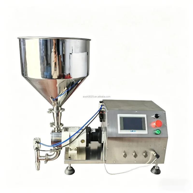 Factory Semi Automatic 40L Gear Magnetic Pump Machine Honey Paste Tomato Paste Cream Liquid Filling Machines for Chocolate Oil