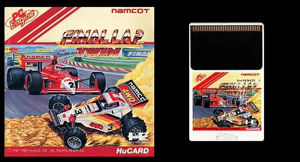16bits PC Engine HU-CARD : FINAL LAP TWIN ( Japan Version!! )