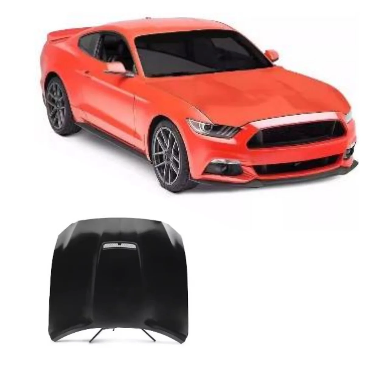 

Hood Aluminium Alloy Engine Cover for Ford Mustang GT350 2015-2023 Bonnet Body kit Car Accessories