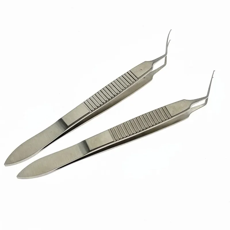 Щипцы Utrata Capsulorhexis из нержавеющей стали 1,8 мм, маленькие хирургические пинцеты для разуривания глаз, офтальмологический инструмент Щипцы Utrata Capsulorhexis из нержавеющей стали 1,8 мм, маленькие хирургические пинцеты для разуривания глаз, офтальмологический инструмент