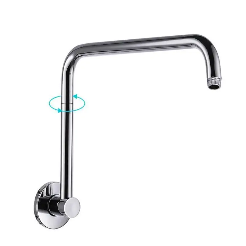 

Stainless Steel High-Level Shower Extension Pipe 360-Degree Swivel Shower Extension Pipe Arm Swivel Shower Head Extension Arm