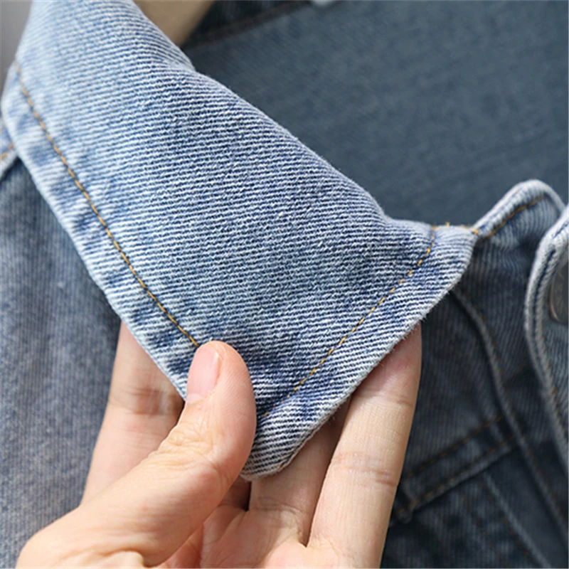 موضة جديدة طفلة الدنيم سترة مع زهرة زين جودة عالية الاطفال الطفل السببية الجينز معطف وتتسابق طفل الملابس العصرية #5