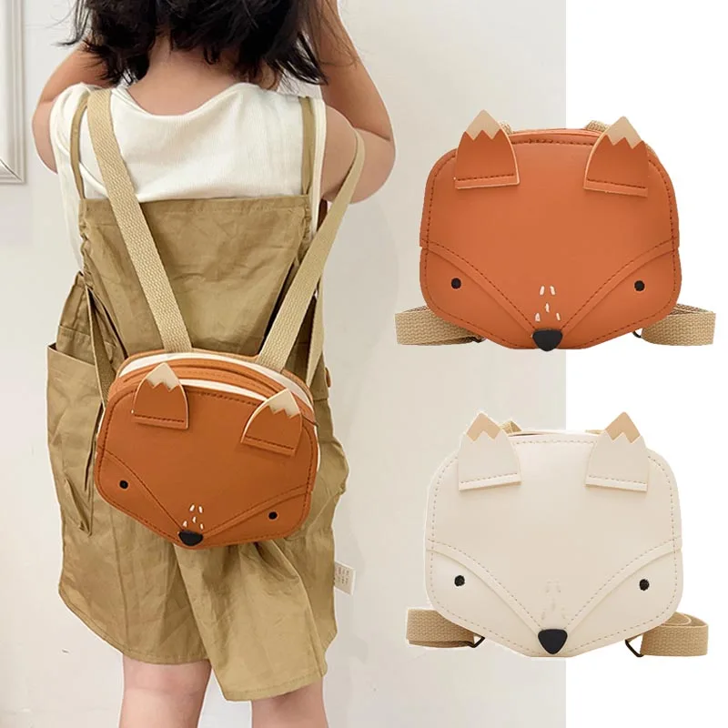 

Kids PU Leather Backpack Fashion Lovely Messengers Bag Mini Coin Purse Handbags Girls Cartoon Shoulder Bags Princess Accessories