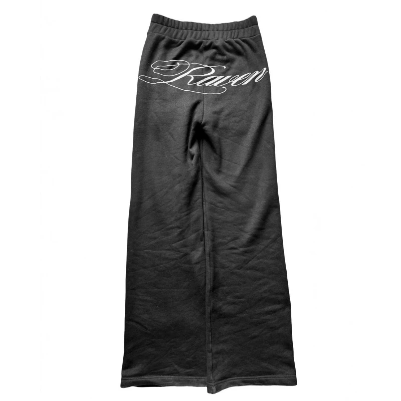 2025 Autunno/Inverno Abbigliamento Moda Gotico Retro Harajuku Stampa Gamba Dritta Pantaloni Casual High Street Coulisse Y2K Pantaloni