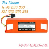 100%。 New. Vacuum Cleaner Robot Battery Pack  RoboRock S5 Max, S50, S51, S52, S55, Accessories, 14.8 V, 6800 MAh,