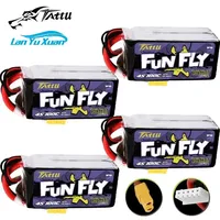 TATTU FUNFLY 100C 1550mAh 4S 14.8V LIPO Battery for RC Helicopter Quadcopter FPV Racing  Parts  RechargeableBATTERY