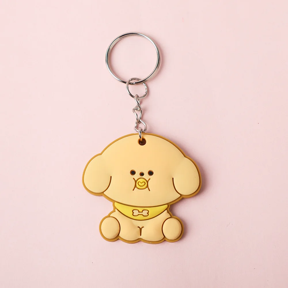 100PCS/BAG Custom PVC Keychains – Creative Key Rings & Small Gifts. Free Artwork Design.