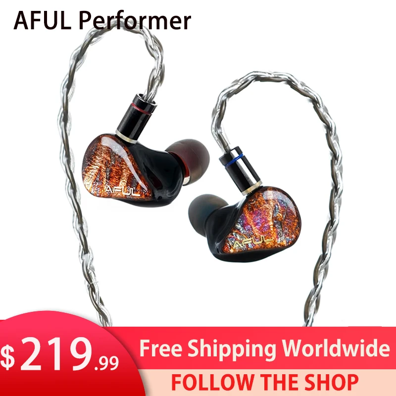 

AFUL Performer 5 1DD + 4BA In-Ear Monitors Earphone 3.5/4.4 Hybrid Drivers IEM Earbuds 0.78mm PK 7hz Timeless SeeAudio Yume 2