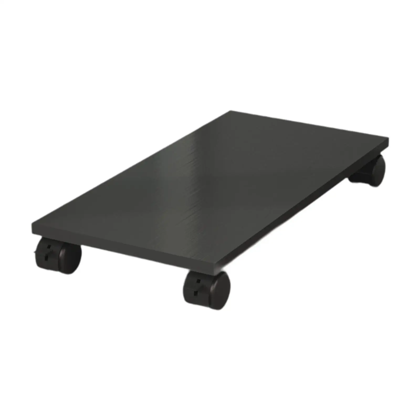 Support roulant en bois pour processeur de bureau, support pour tour de bureau de jeu