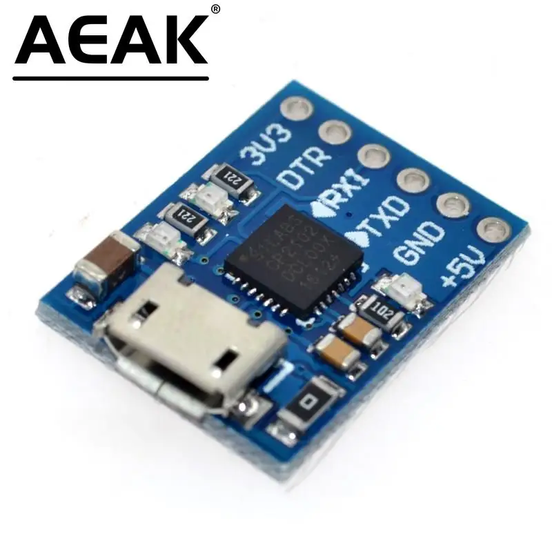 AEAK CJMCU CP2102 MICRO USB to UART TTL Module 6Pin Serial Converter UART STC Replace FT232 NEW for arduino