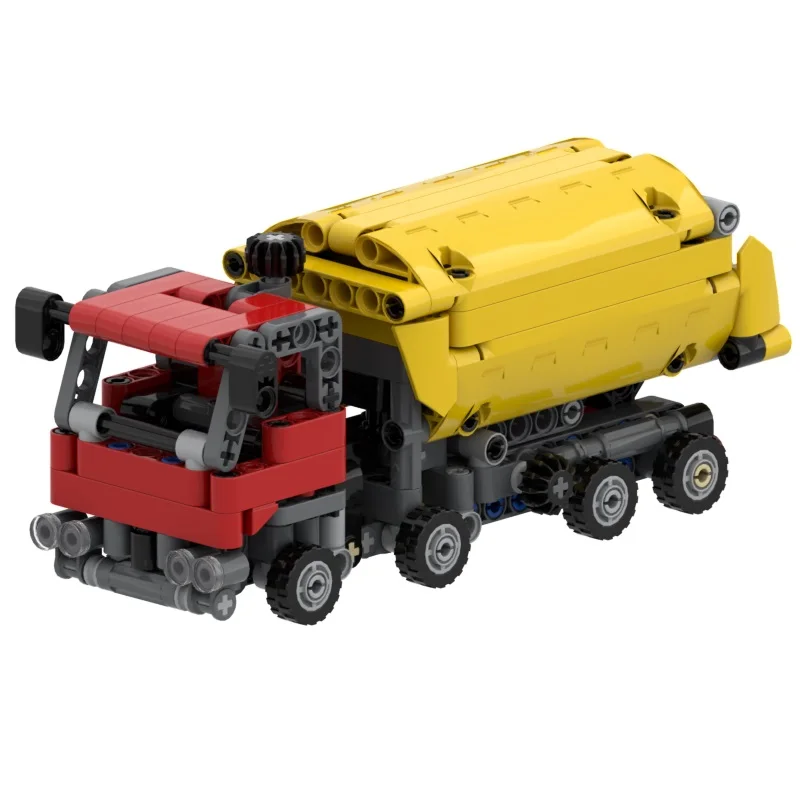 281 stks Bouwstenen Dump Truck Kleine Deeltjes Gemonteerd Educatief Speelgoed Geschenken DIY Model Onderdelen Kit