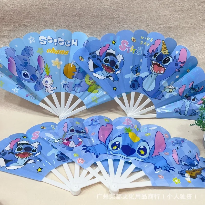 random1Cute Stitch Disney Cartoon Fan, Creative Cool Folding Fan for Kids in Summer, Fun Minimalist Foldable Fan with Girly Vibe