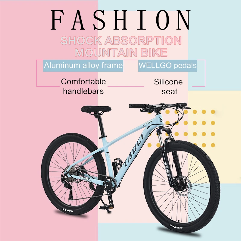 Good Quality 27.5-inch MTB 6061 Aluminum Alloy Frame Adult Mountain Bike Off-road Racing Bicycle DDP Shipping