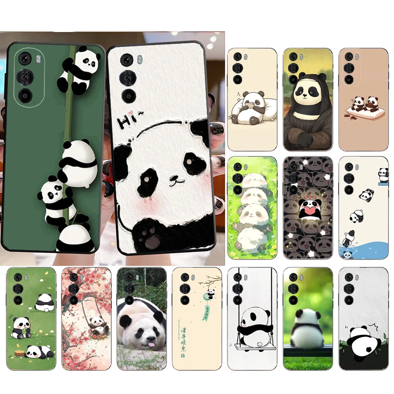 

Phone Case For Motorola Edge 60 50 40 Pro 60 50 40 30 Ultra Neo Fusion Moto G Stylus G Cute cartoon panda
