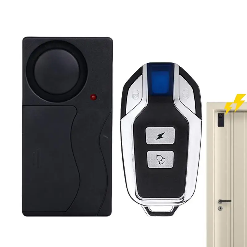 

Vibration Alarm 110dB Loud Car Security With Wireless Remote Waterproof Trailer Air Horn Antitheft Products Long-Lasting Battery