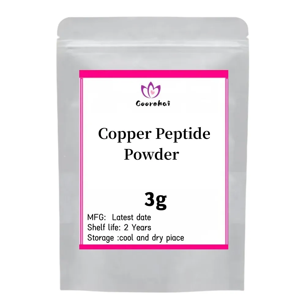 Cosmetic Raw,copper Peptide Powder, Skin Whitening,ghk-cu Glycyl-l-histidyl-l-lysine High Quality