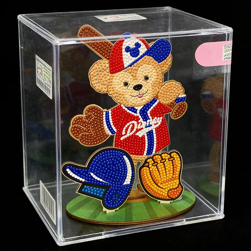 

Hot Selling 3D Cartoon Bear Diamond Painting Kit, Wooden DIY Craft Ornament Sign, Cute Kids Birthday Gift, Home Wall Decor