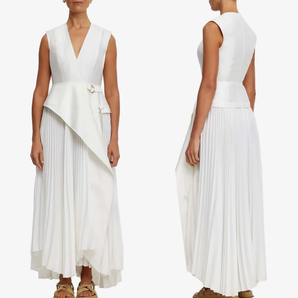 

Customized Elegant Satin Maxi Dress A-Line Evening Dresses Occasion Formal Exquisite High Quality Prom Party Gowns for Women