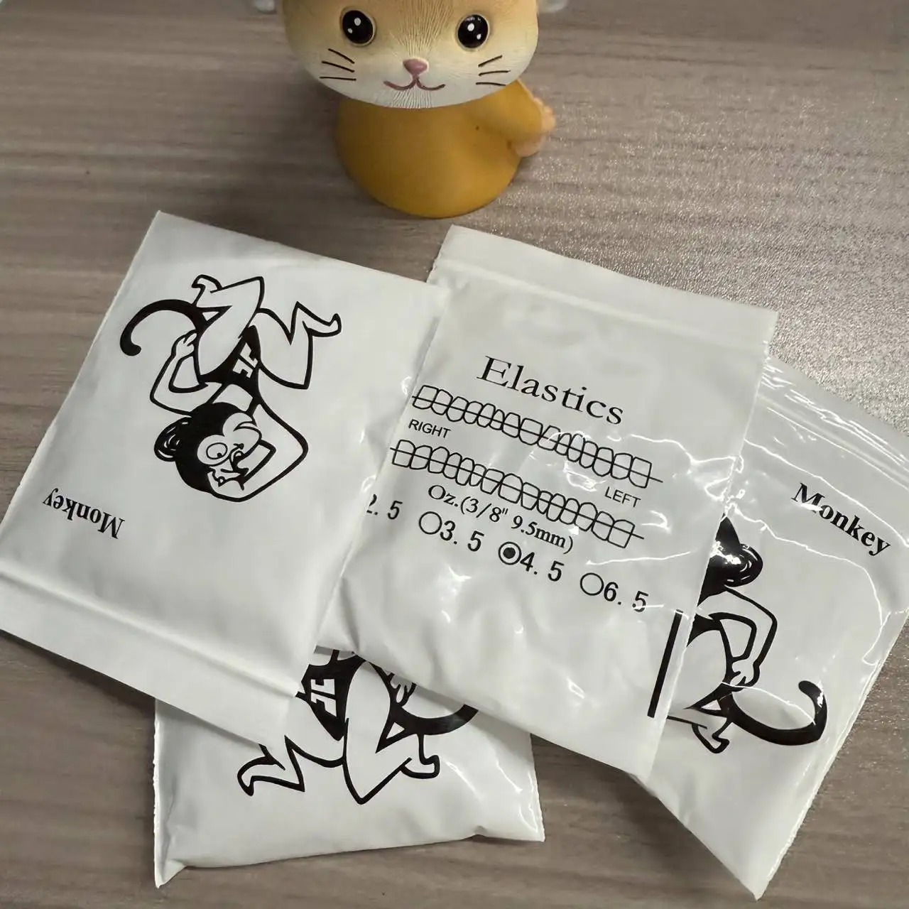 

10Bags 100pcs/Bags Dental Silicone Elastics Rubber Band 3.5OZ 4.5OZ 6.5OZ