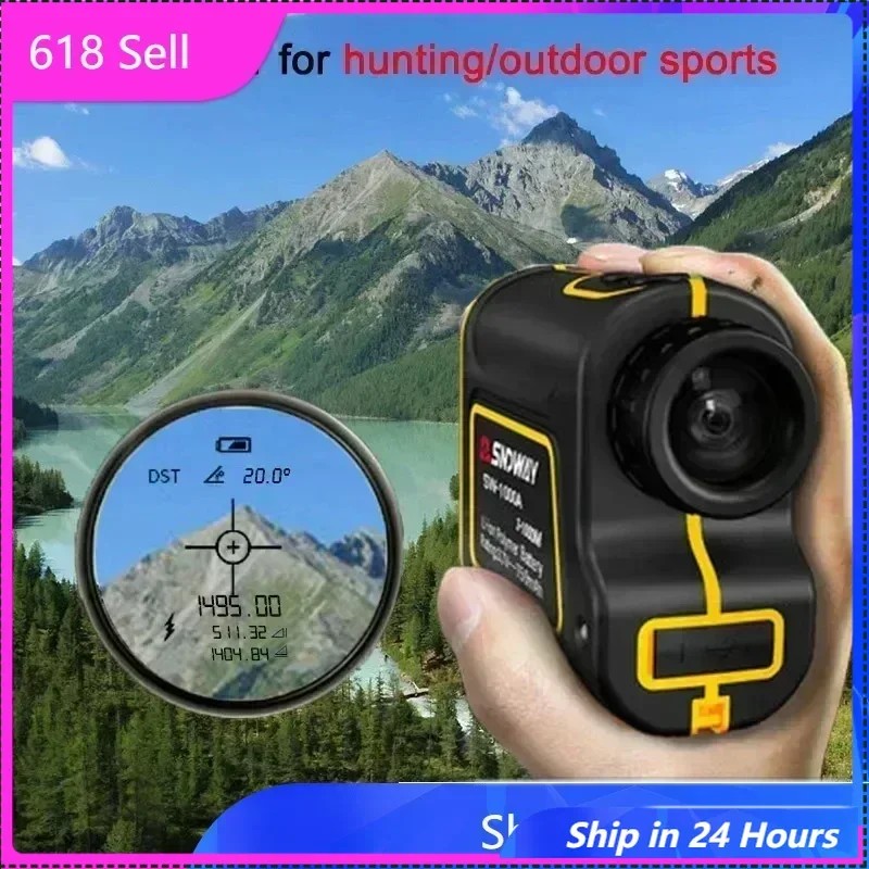 

English Version SNDWAY 600M 1000M 1500M Range Finder Telemeters Golf Rangefinder Distance Meter Professional Angle High Speed Co