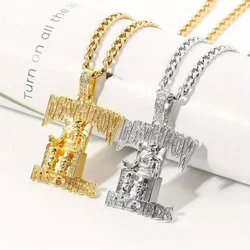 Creative Trend Retro Fashion Death Row Wheelchair Pendant Necklace Personalized Street Niche Pendant Accessories