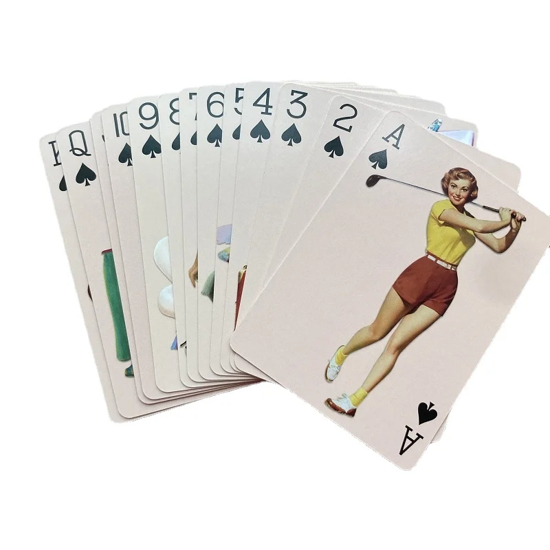 Paper Sexy Lady Poker Cards for adults women naked Game Playing Cards Vintage collection poker set Couple Gift sex card