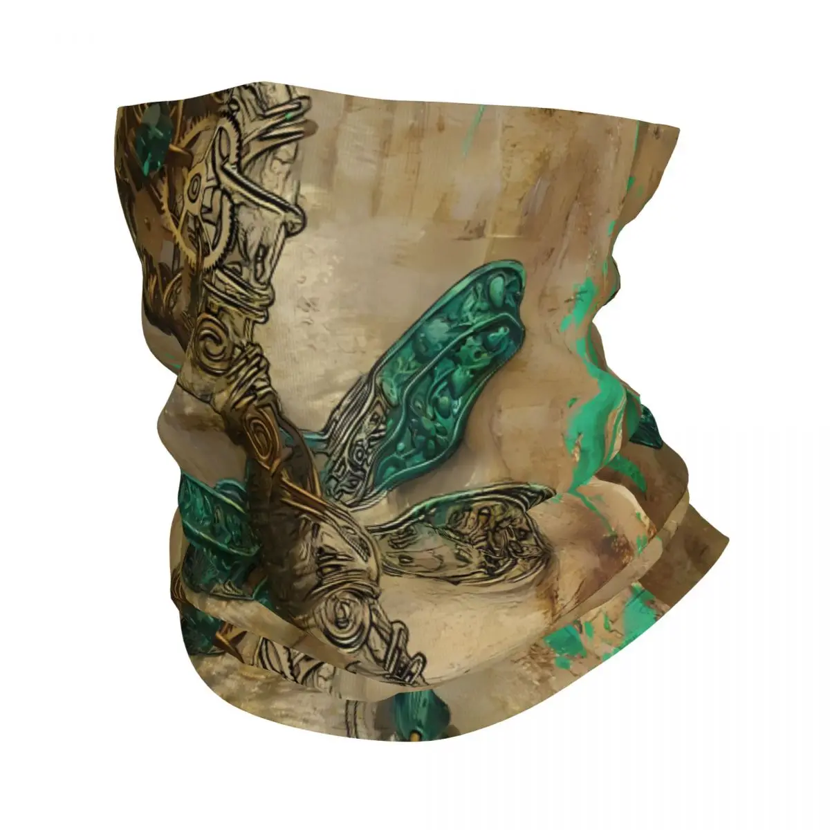 Dragonfly Scarf Neckerchief Neck Face Mask Polyester