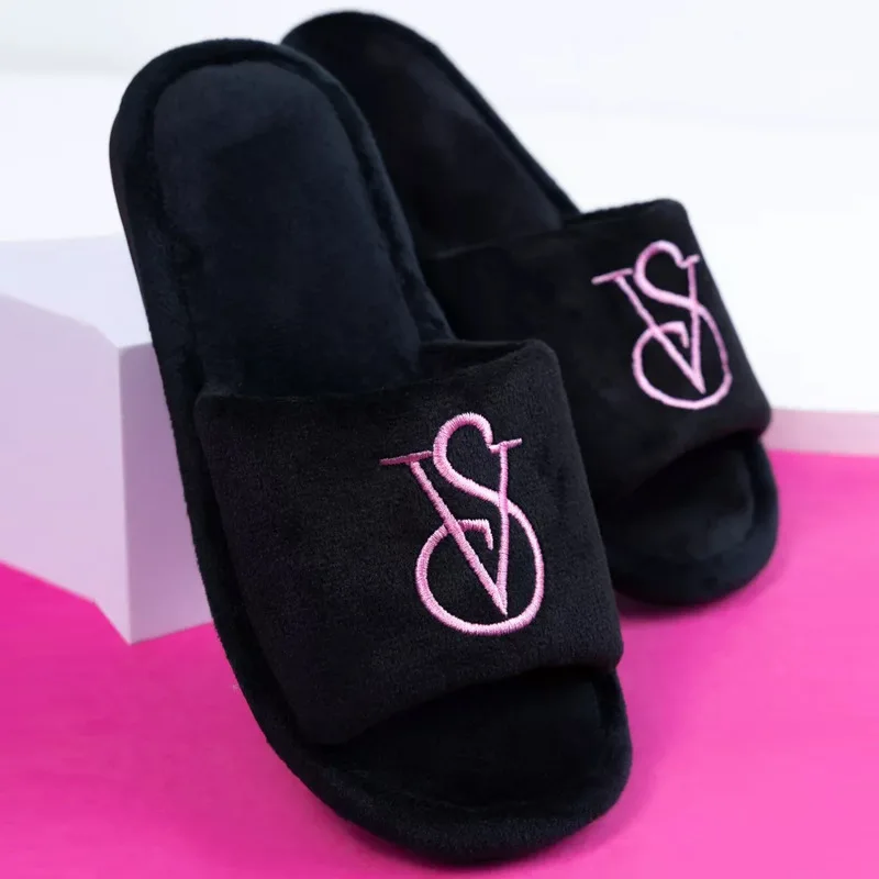 

New VS home floor cotton slippers autumn and winter fashion warm slippers women