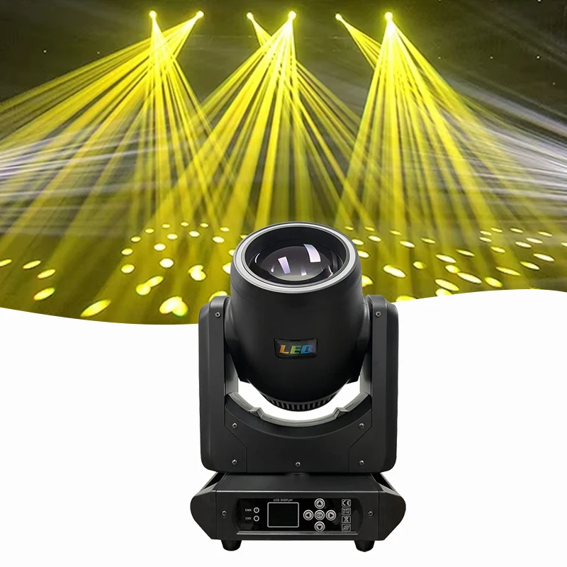 Disco Lights Led 150W Beam Moving Head Light RGB Led Circle Background Stage Lighting DMX 512 Fixture