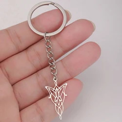 COOLTIME Elf Princess Pendant Keychain Stainless Steel The Lord of the Rings Elf Princess Key Chain Jewelry Birthday Gift 2026