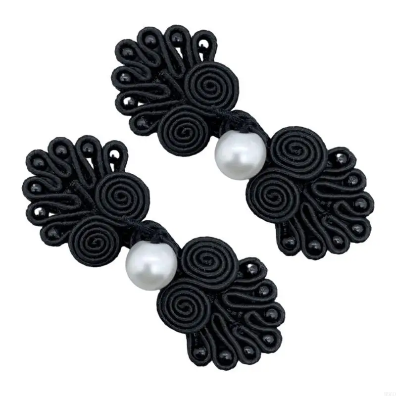 

M6CD Pig Nose Chinese Cheongsam Button Handmade Knot Fastener Closures for Sewing