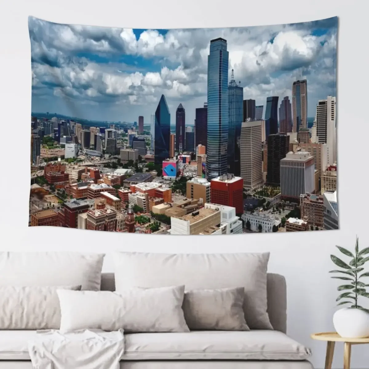 Dallas - Texas Tapestry Decorative Wall Wall Hanging Decor Aesthetic Decoration Tapestry