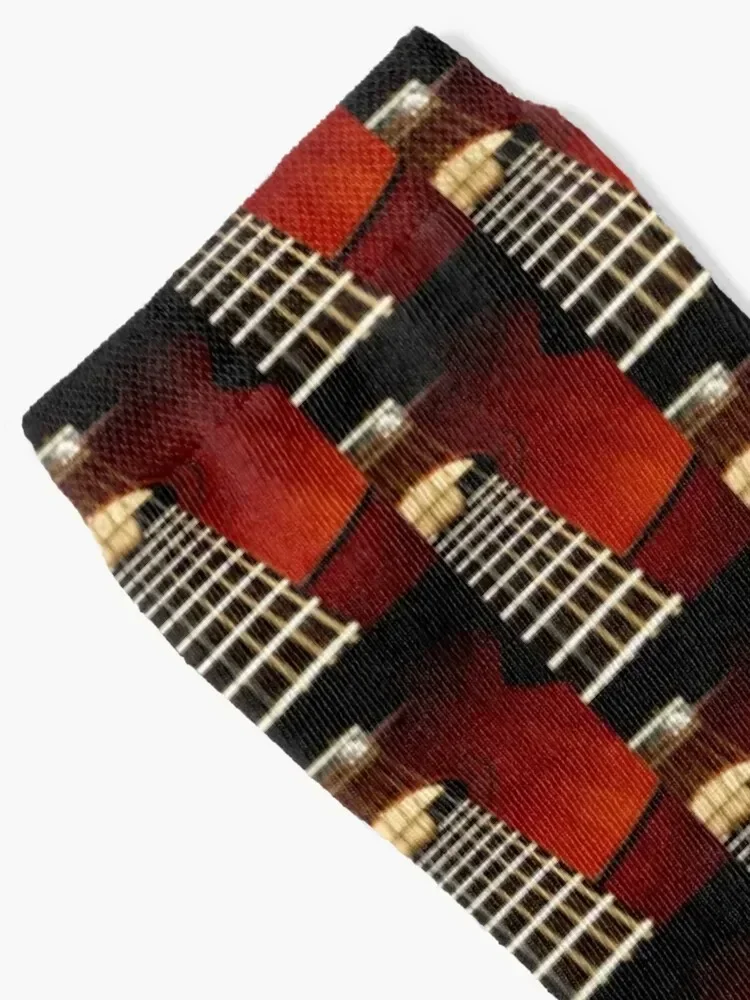 Acoustic Guitar Socks Novelties colored tennis Socks Ladies Men's