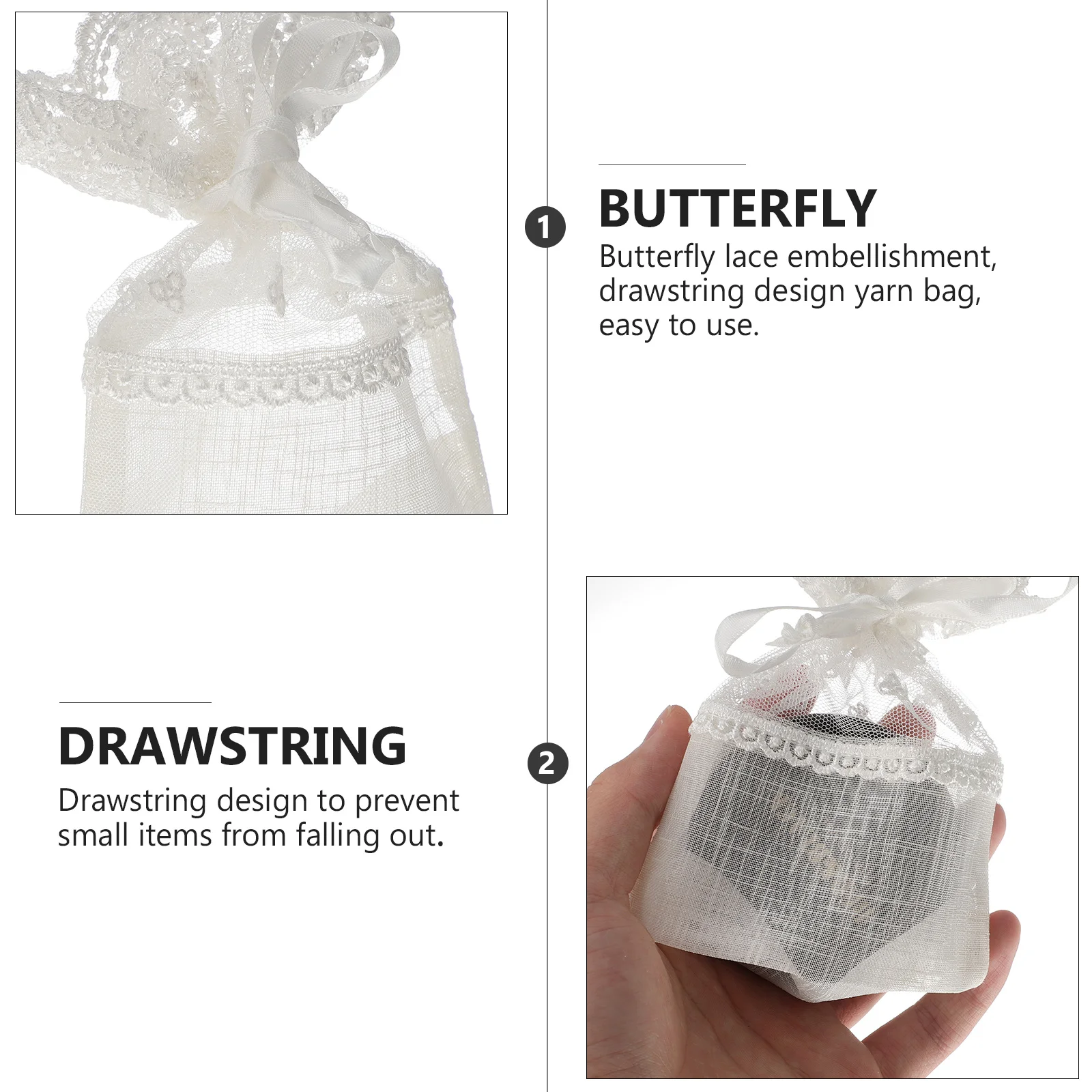 

5Pcs Drawstring Jewelry Storage Pouch Soft Durable Bags for Gift Crafts Bracelets Rings Chains Jewelry Bag Delicate Pouch