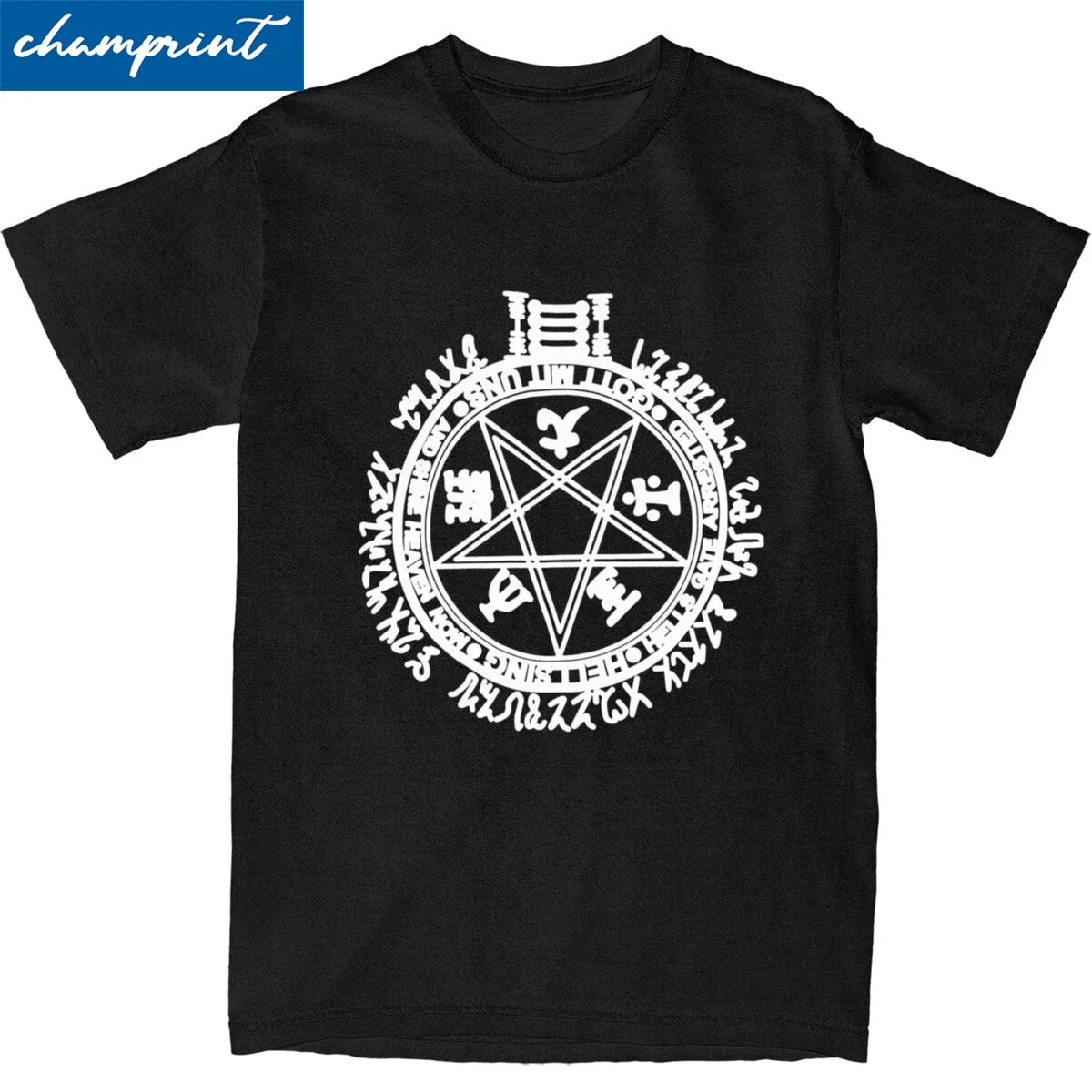 Men Women's ALUCARD'S SIGIL Hellsing Anime T Shirt Cotton Clothing Casual Short Sleeve Round Collar Tee Shirt Printed T-Shirts