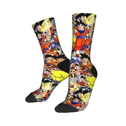 Dragon Ball Z Goku Vegeta DBZ Socks Men Women Fashion  Socks High Quality Spring Summer Autumn Winter Middle Tube Socks Gifts