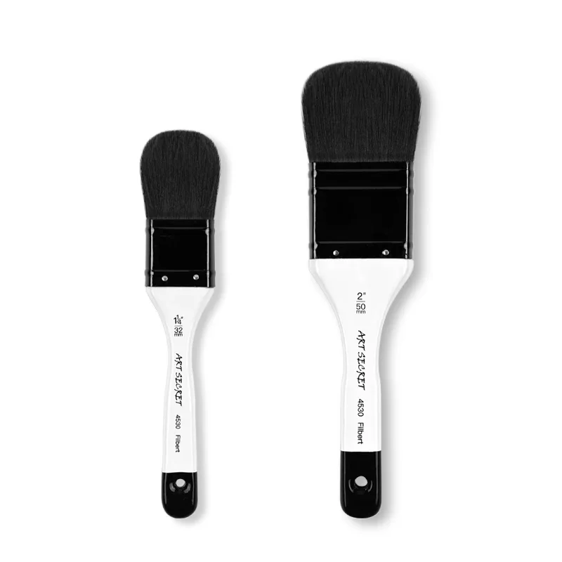 

ARTSECRET 2PCS Chip MultiPurpose Paint Brush for Acrylic Oil Watercolor Wood Stain Brushes for Painting Walls and Fence Staining