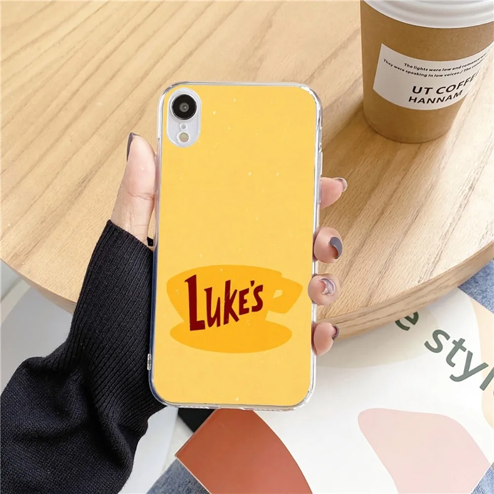 G-Gilmore Girls Phone Case For Iphone 15 11 13 14 Pro Max 7 8 Plus X Xr Xs Max Se2020 12mini Transparent Cover