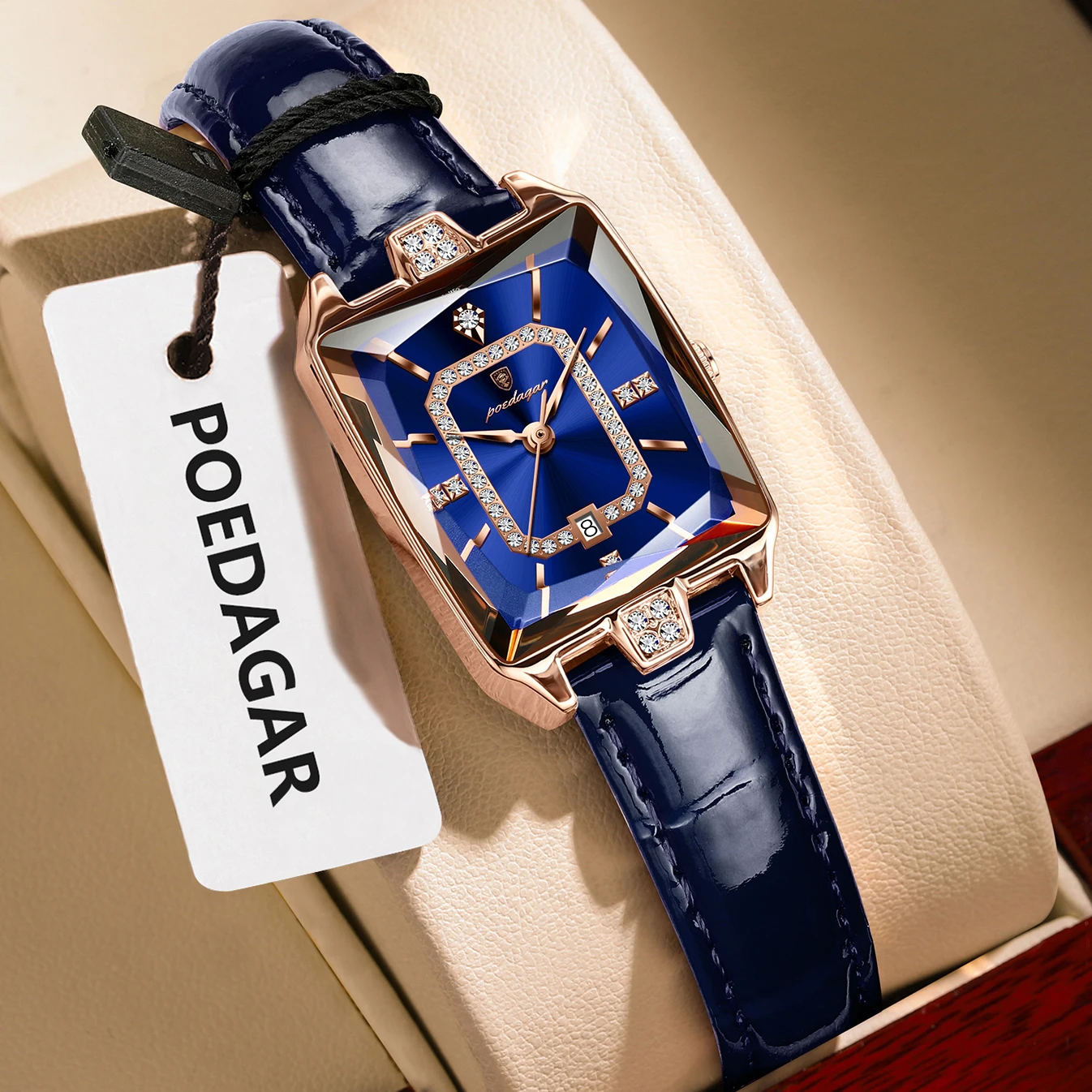 Luxury Women's Waterproof Date Leather Watch