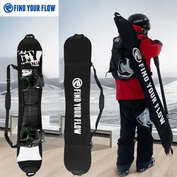 Ski Bag Snowboard Bag for Skiing Travel Scratch-Resistant Waterproof Backpack Monoboard Plate Protective Case Carry Bag
