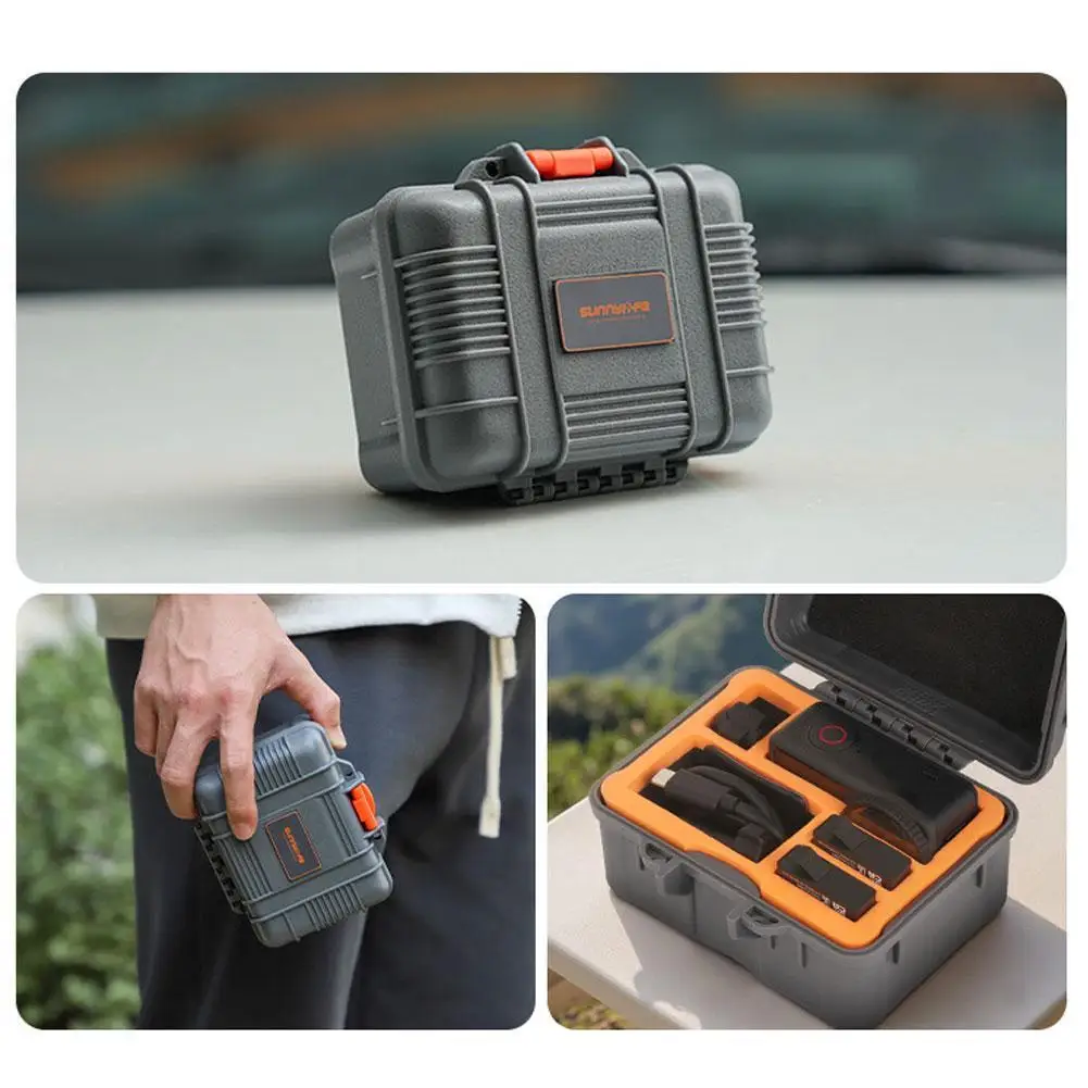 Hard Shell Mini Storage Box Carrying Case Protable Shockproof Waterproof Bag for dji OSMO Action 6 Portable Bags Travel Box