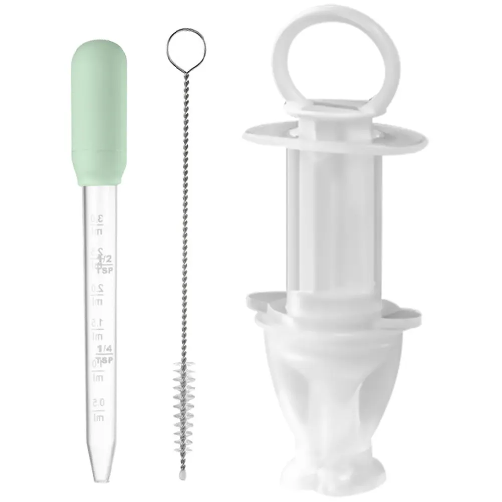 

Baby Feeder Kit With Dropper Cleaning Anti-Choke Needle Medicine Feeder Brush For Infant Liquid Food Water Feeding Nursing