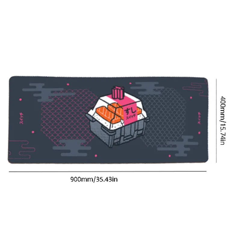 Qy-Mouse Pad Office Computer Desk Protector Mat Keyboard Non-Slip Mat Extended Mouse Pad Desk Accessories B