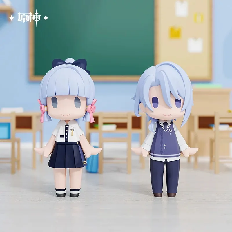 

Pre Sale miHoYo Official Genuine Genshin Impact HELLO GOOD SMILE Q Version Figurine Kamisato Ayaka Kamisato Ayato Cosplay Anime