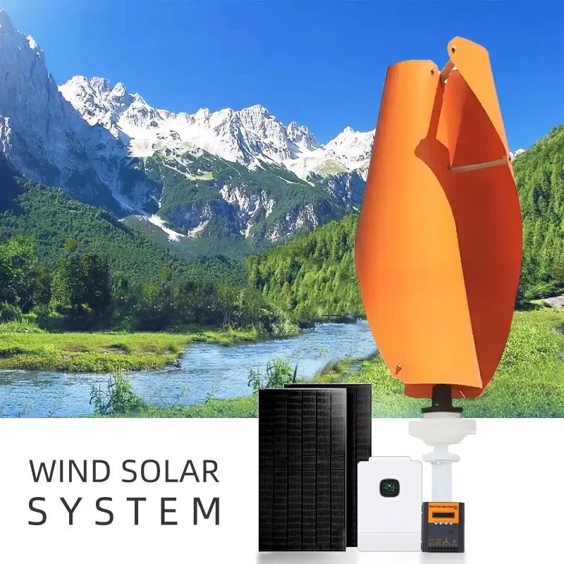 

500w 1000w 1500w 2000w Vertical Wind Turbine 3 Phase 12v 24v 220V Vertical Coreless Wind Generator