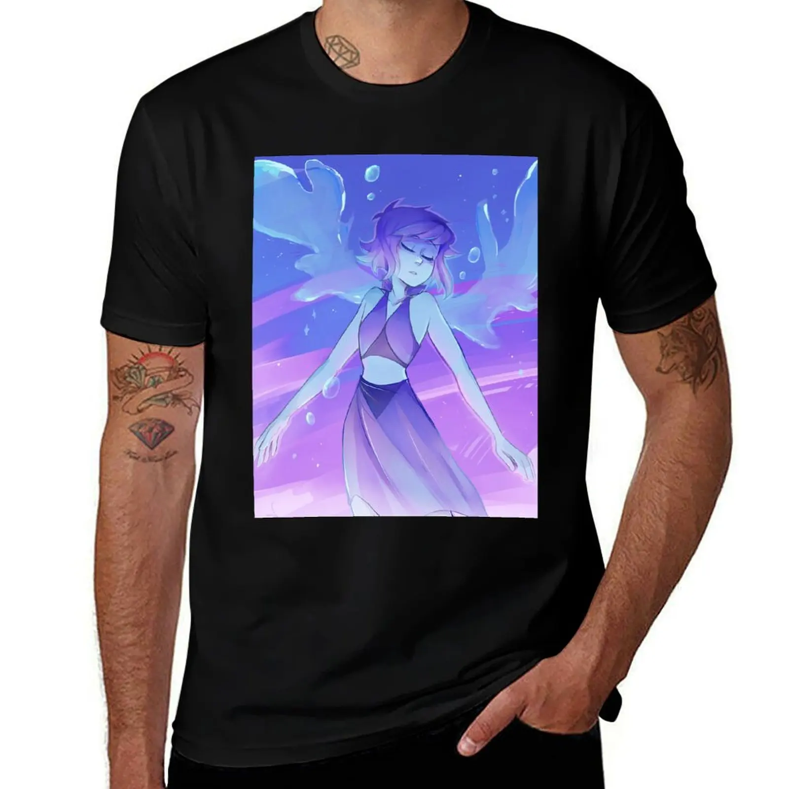 

Purple and Blue T-Shirt t shirts with prints graphic t shirts for man T-Shirt