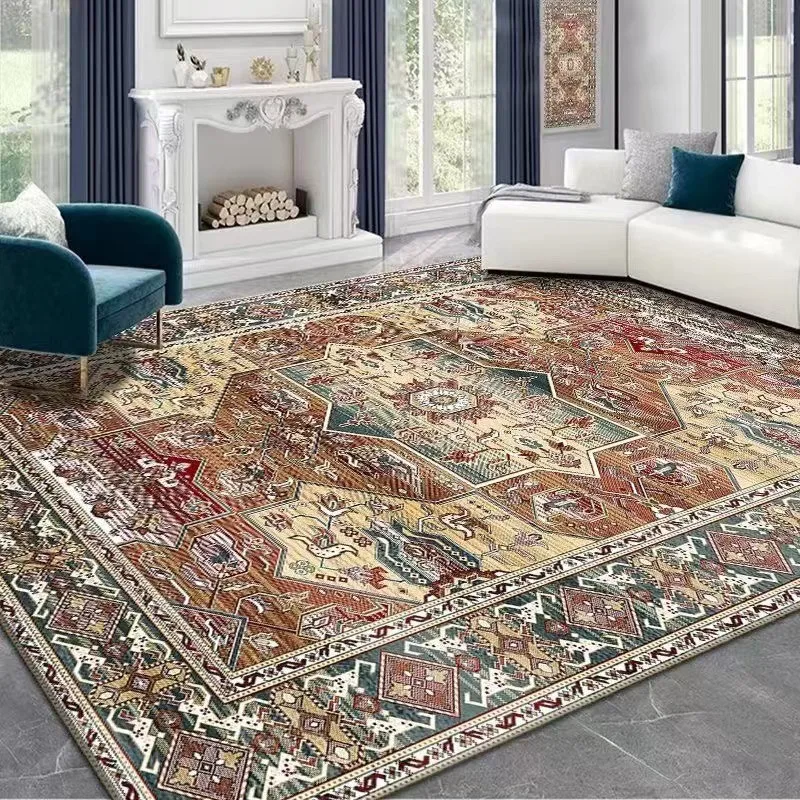 

Morocco Living Room Carpet Fluffy Soft Lounge Persian Rug American Large Area Rugs for Bedroom Home Study Room Non-slip Mat