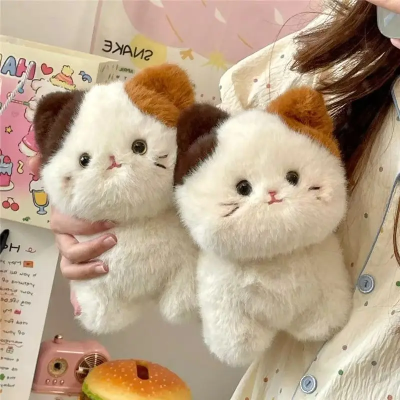 Cute Cat Plush Doll Toy Cat Doll Girl Sleeping Friend Birthday Gift With Doll SAtanding