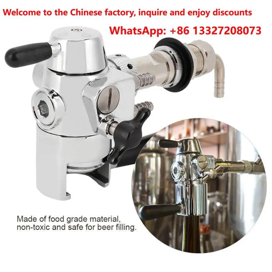 Craft Beer Isobaric Filling Faucet Foam Pegasus Beater Bottling Equipment Foam Removal Pegasus Head Beer Bag