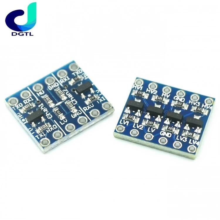 Módulo Conversor de Nível para Arduino, IIC UART, SPI, 2 4 canais, China Post, 5V-3V